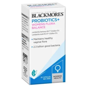 Blackmores Probiotics+ Womens Flora Balance ปรับสมดุลน้องสาว แก้ปัญหากลิ่น คัน ตกขาว