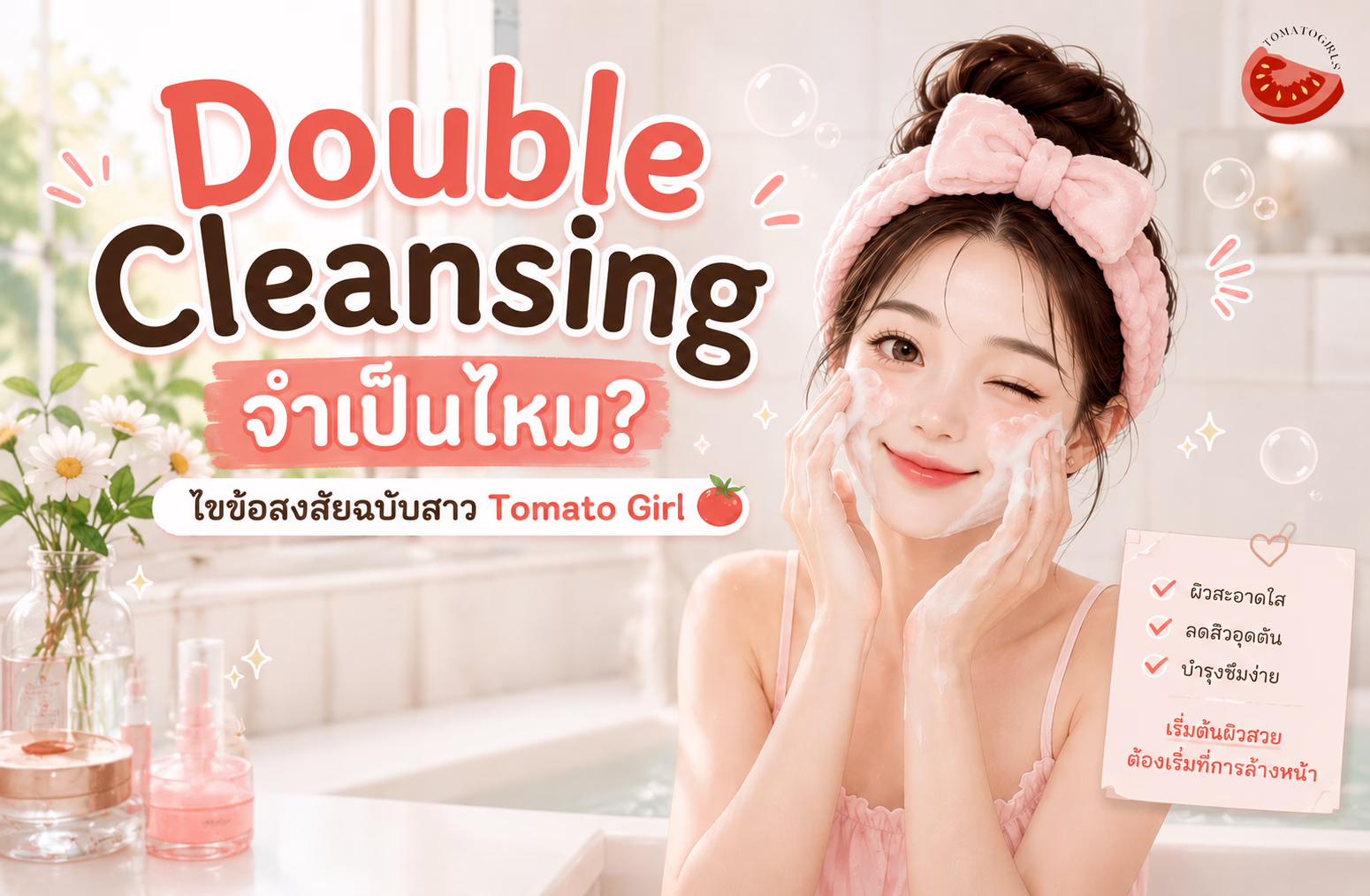 Double Cleansing จำเป็นไหม